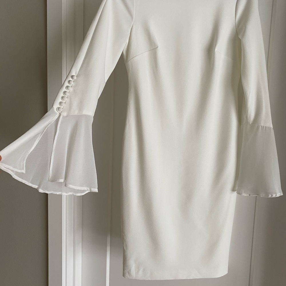 Calvin Klein White Dress | Size 4